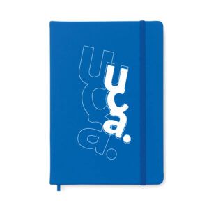 Libreta polipiel azul